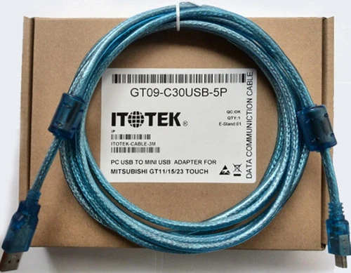 1 Stück Neu Mitsubishi GT09-C30USB-5P Programmierkabel GT09C30USB5P - Bild 1 von 1