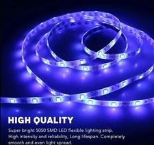 2 Flexible LED Strip Lights (16.4FT x 2 = 32.8) RGD color Adjustable