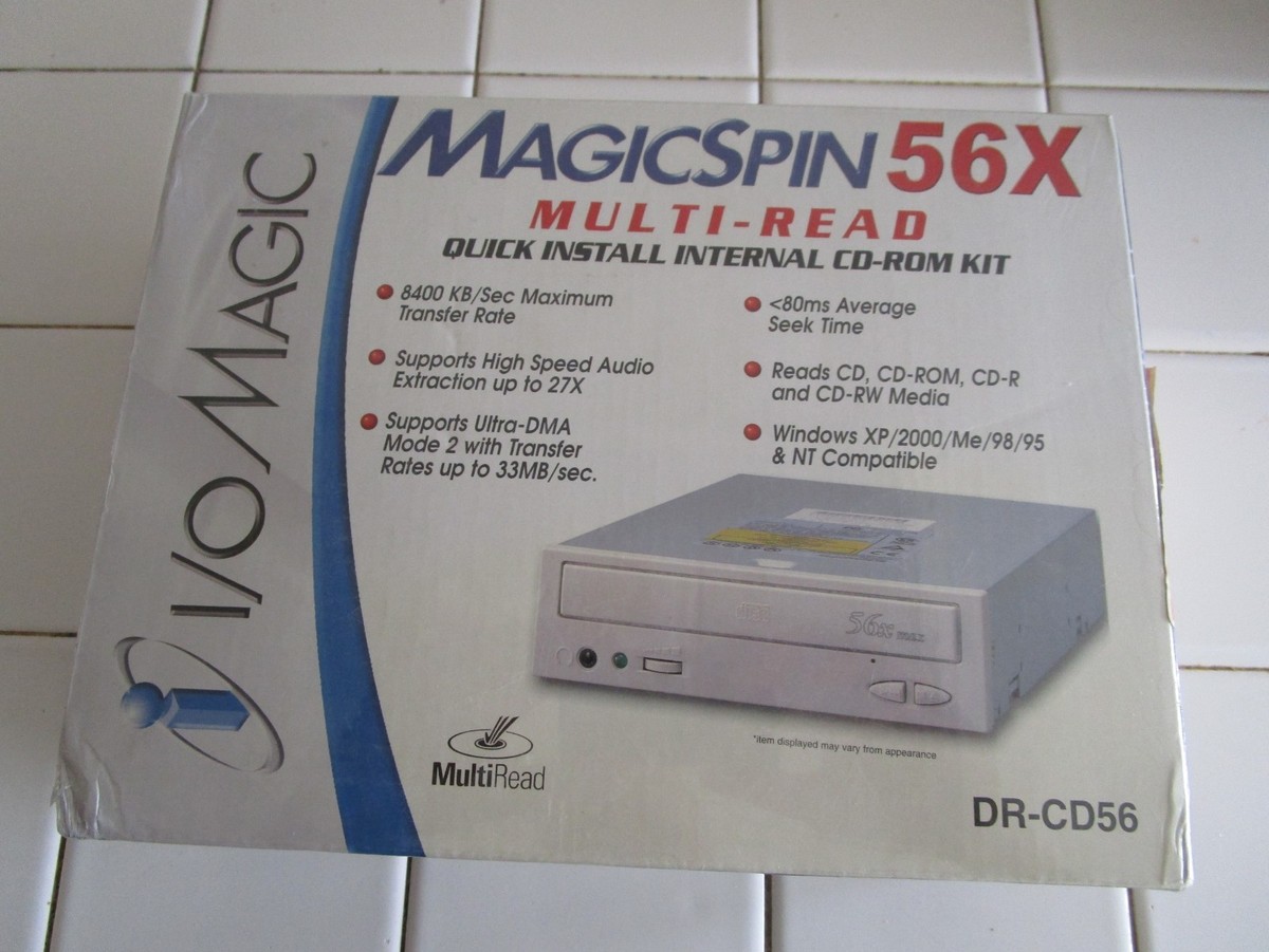 I/O Magic MagicSpin 56X Multi-Read Internal CD-ROM Kit - New