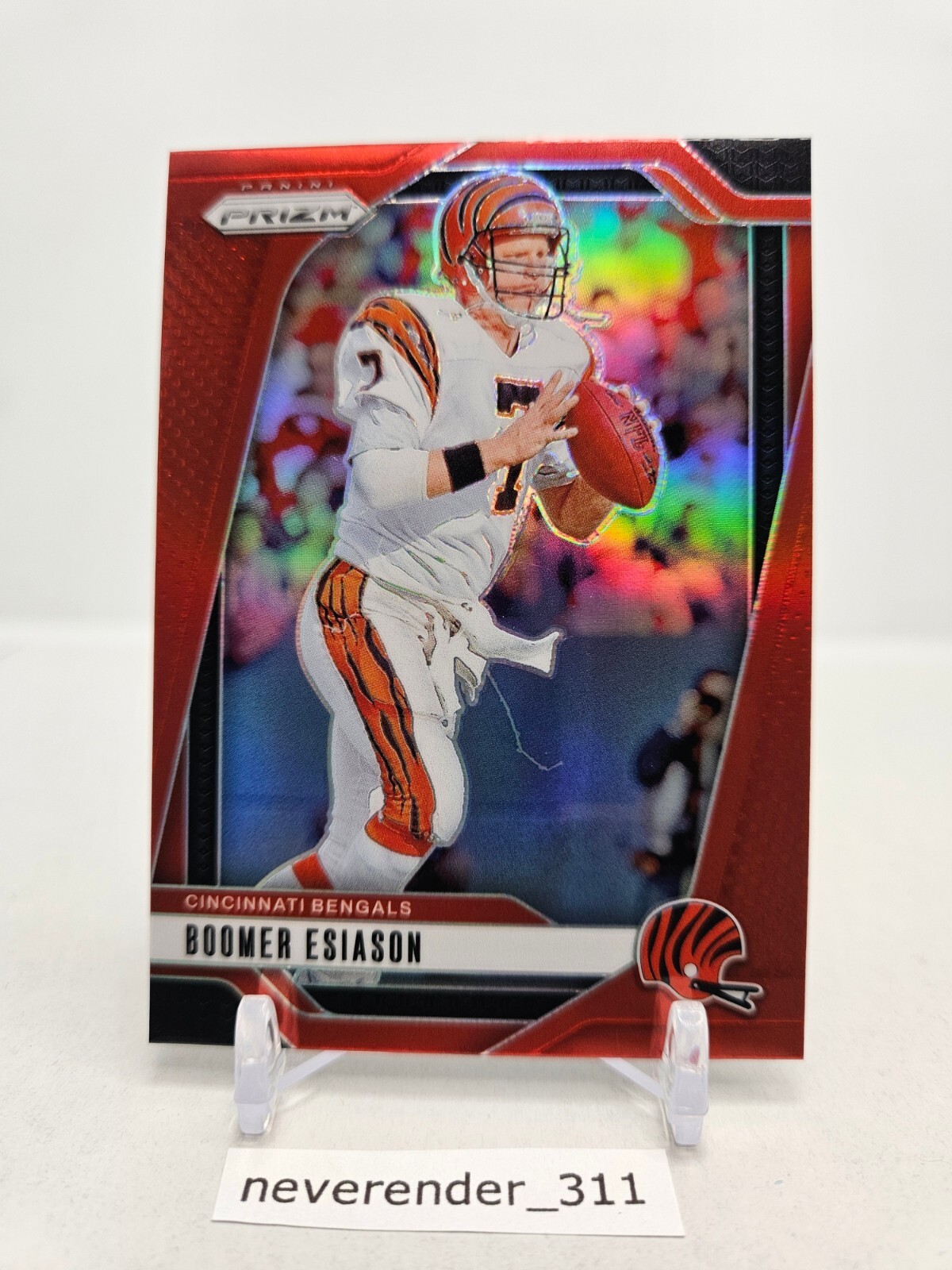2024 Panini Prizm Boomer Esiason Red SSP #61 Cincinnati Bengals