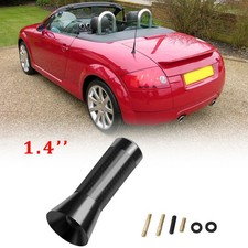 1.4" Carbon Antenna Aerial Bee Sting AM/FM Radio Mast Black For Audi TT 2001-15