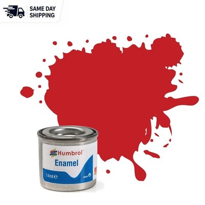 High Quality 14ml Gloss Red Enamel Paint - Ideal for Models & Creative Projects