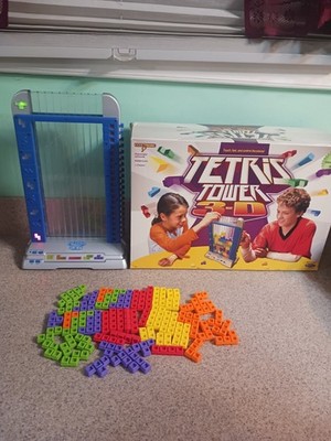 VTG Tetris Tower 3-D 2003 Electronic Flashing Lights Game 1-2 Players By Radica