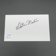 Slater Martin ​Signed 3x5 Index Card Minneapolis Lakers TTM Authentic Autograph!