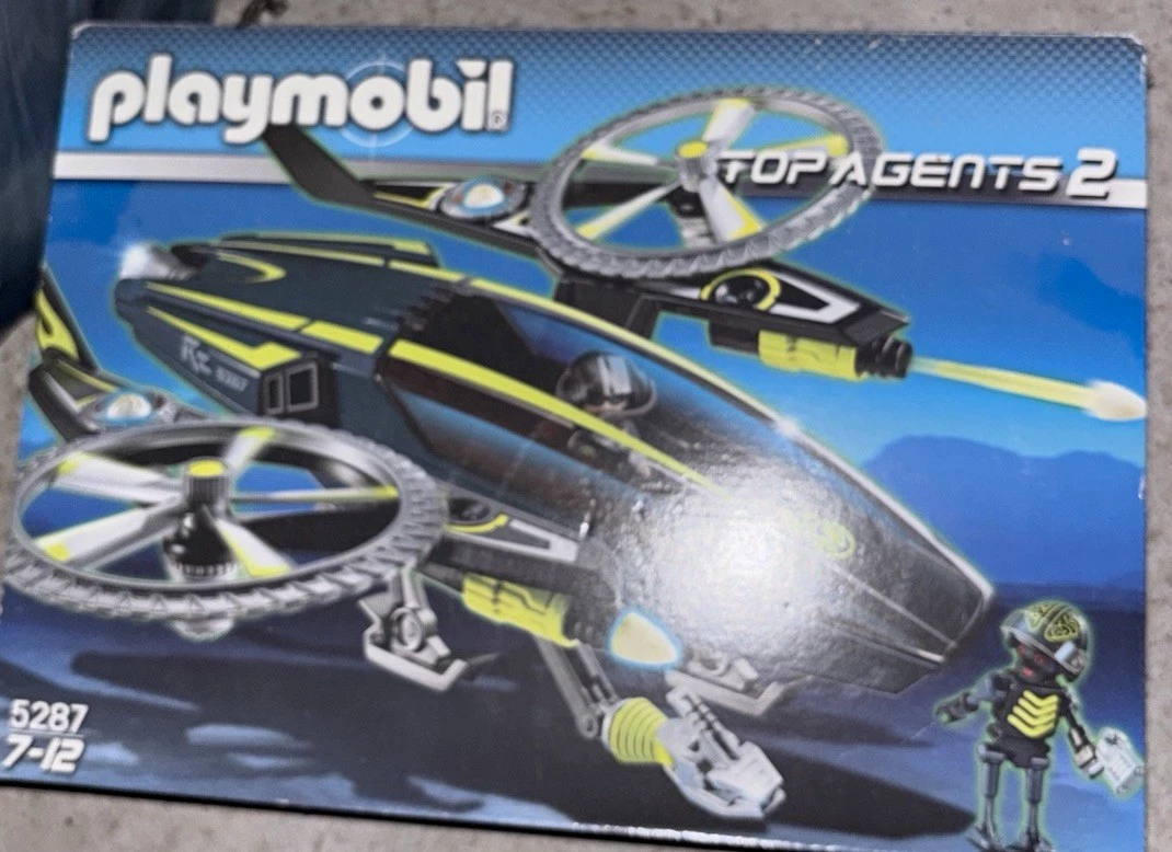 Playmobil Top Agents 2 Flugzeug Set 5287 Alter 5-7 Jahre, 8-11 Jahre