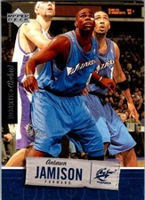 Antawn Jamison 97 Upper Deck Rookie Debut Red LP Sports Card. rookie card picture