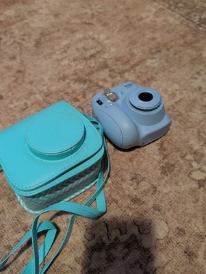 Fujifilm Instax Mini 7S Blue Instant Film Camera with Case-Tested With 10 Shots 