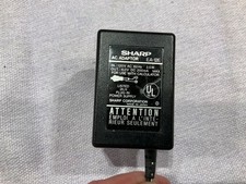 Genuine OEM Sharp EA-12E AC Adaptor Adapter 120V 2.5W Input 6V 200mA Output
