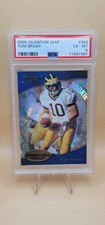 2000 Quantum Leaf - 2000 Rookie Tom Brady #343 (RC) PSA 6 THE GOAT!
