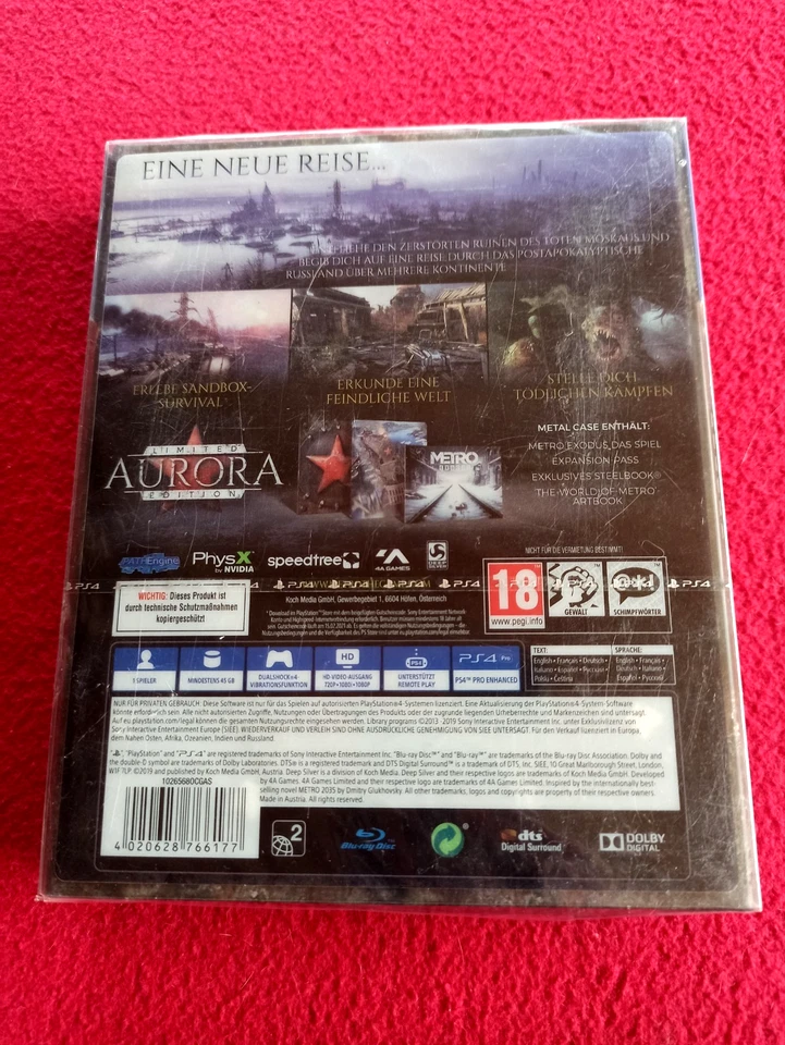 Metro Exodus - Aurora Limited Special Steelbook Edition PS4 NEU & Factory Sealed - Bild 2 von 4