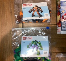 Lego Marvel Mech Lot Of 8 everything is 100% complete with figures