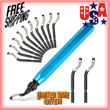Deburring Tool with 12 High Speed Steel Blades, Deburring Tool 3D Printing, Debu