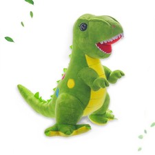 Super Soft Dinosaur Plushie 15.8 Inch Green T-Rex Stuffed Toy Baby Snuggle Gift