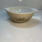 Vintage Pyrex 442 1.5L Forest Fancies Mushrooms Cinderella nesting mixing bowl