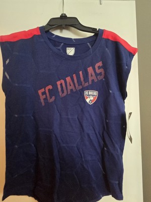 FC Dallas MLS Align Cap Youth Large 14 Sleeveless Jersey NWT Blue NWT