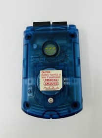 Sega Dreamcast Visual Memory Unit Aqua Blue VMU HKT-7000 Memory Card Tested Good