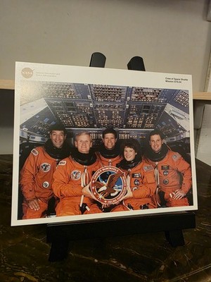 Crew Of Space Shuttle Mission STS-54 Official NASA 8x10 Photo