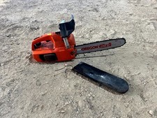 Motosega artigianale vintage con barra guida Oregon Pro 91 per taglio legno (solo parte)