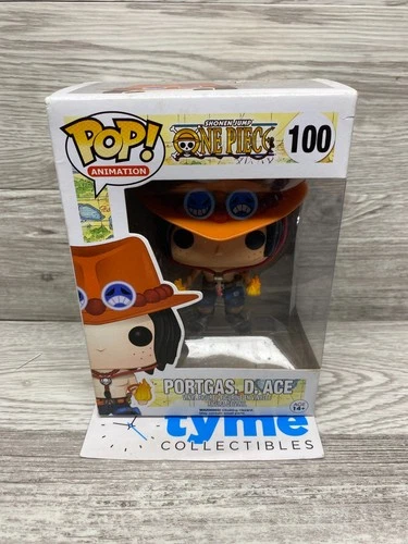 Funko POP Anime One Piece Portgas D. Ace Action Figure #100