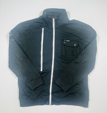 Ecko Unltd Jacket Mens XL Black Full Zip Pock...