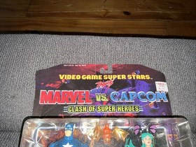 Video Game Super Stars-Marvel Capcom-Captain America vs Morrigan Figures-SEALED