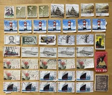 Deutchland Lot Of 43 Mix Germany Stamps 1970’s & 1980’s 