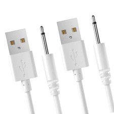 2 Pack DC 2.5mm Fast Charger 2.7Ft Replacement USB Charging Cable Set,Compatib