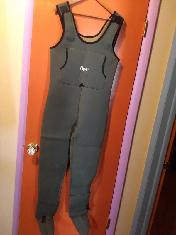 Orvis Waders ladies Stockingfoot Neoprene Fishing Coveralls Full
