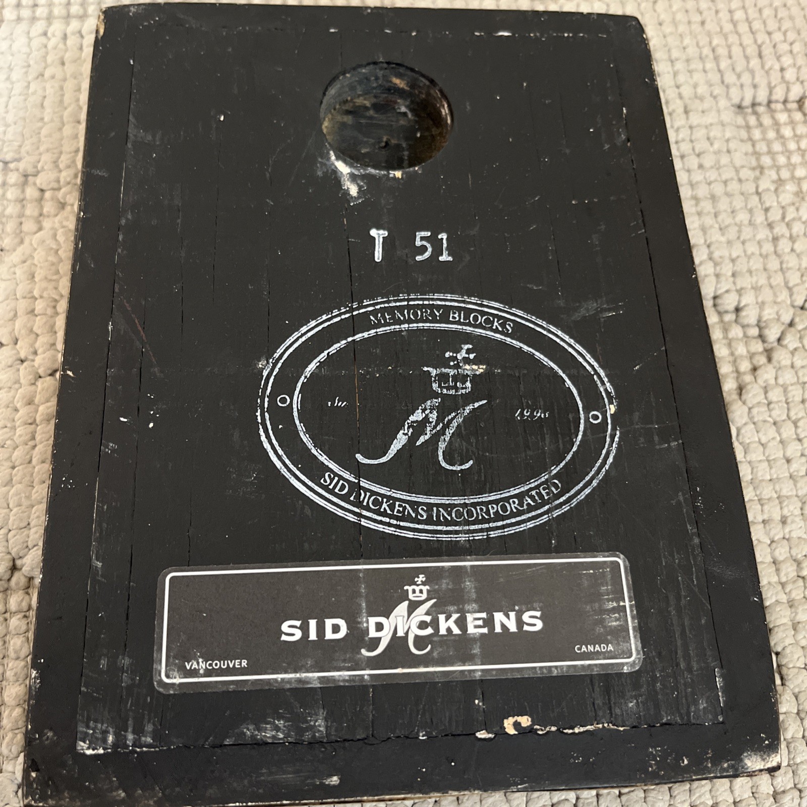 Sid Dickens Retired Collectible T51 Memory Tile