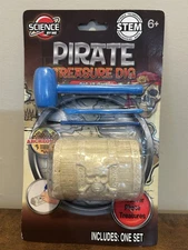 New Science by Me STEM Pirate Treasure Dig Excavate Discover Archeologists Toy