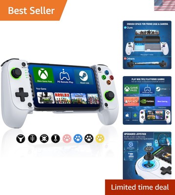 Mobile Game Controller for iPhone/Android - Supports Phone Cases & Turbo Mode