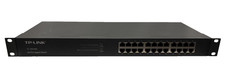 TP-Link TL-SG1024 24-Port 10/100/1000Mbps Gigabit Rackmount Switch, Pre Owned
