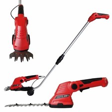 Grass Shears 2 In 1 Garden Electric Cordless Hedge Trimmer RocwooD 7.2V Handle