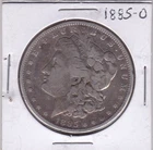 1885-O MORGAN SILVER DOLLAR 90% SILVER
