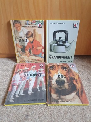 Ladybird How it Works Books - The Student, Grandparents, Dog and Dad Bundle NEW