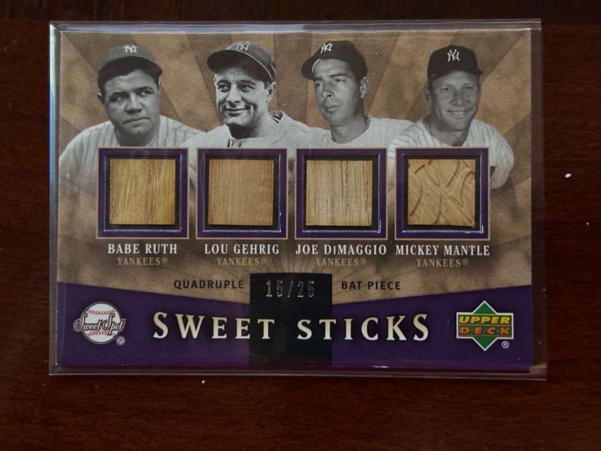 【中古】「未使用品」Mantle Babe Ruth &amp; Joe Dimaggio Pack [DVD] [Import] Historic Babe Ruth Mickey Mantle & Joe Dimaggio Signed Baseball