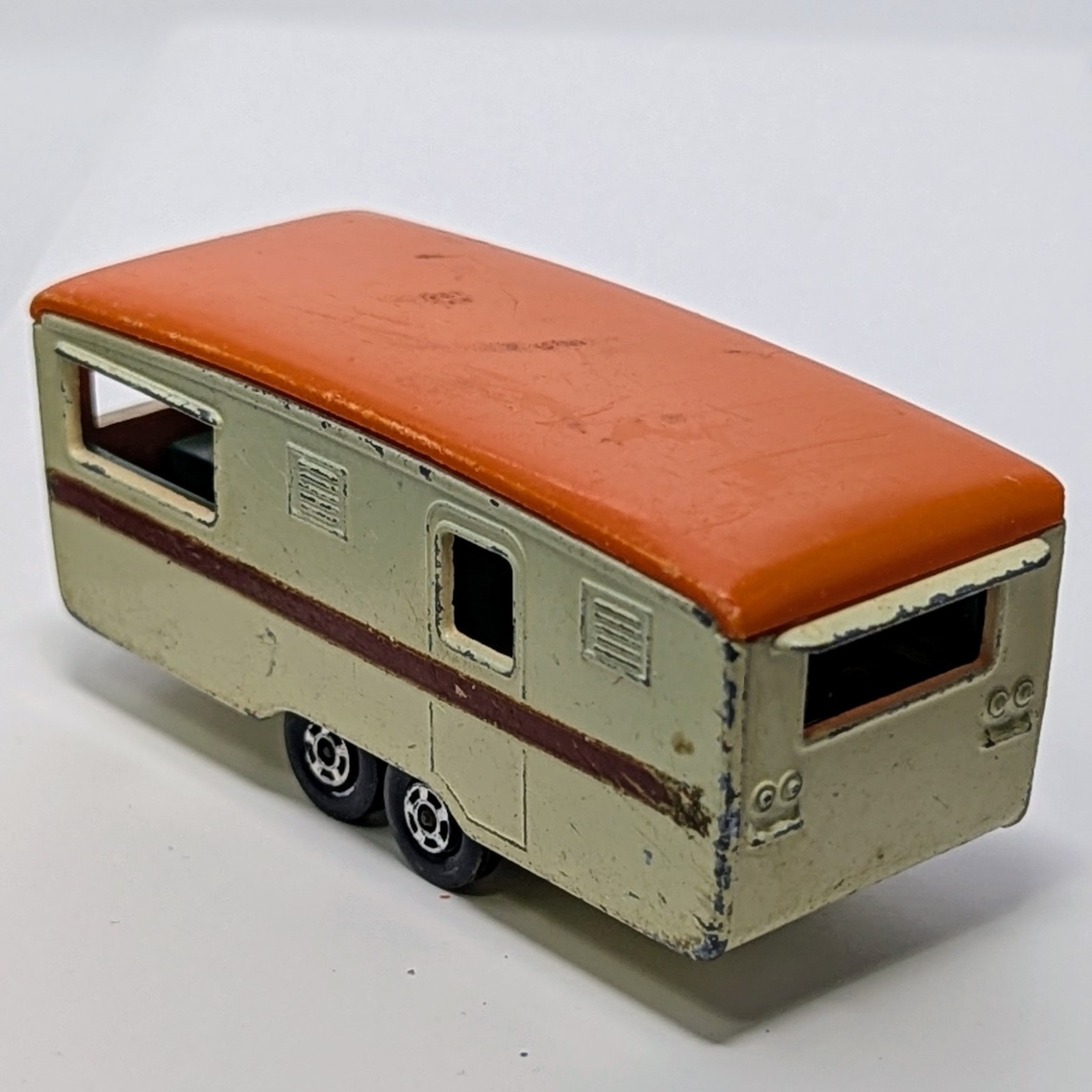 1970 MATCHBOX LESNEY 57 TRAILER CARAVAN CREAM EXCELLENT CONDITION