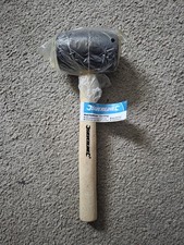 Silverline 16oz Black Rubber Mallet / Hammer, Brand New