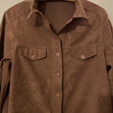 Chemise Western Trail Femme Maison Scotch - Daim, Patch Coude, Manches Longues - Taille 3