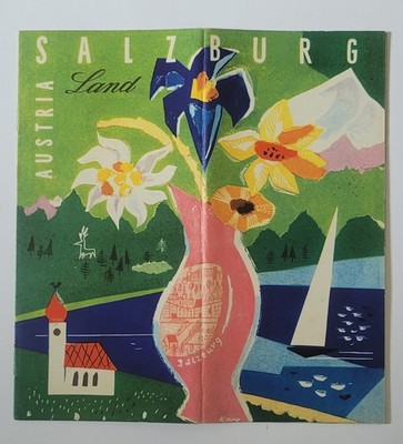 Old travel brochure brochure - Salzburg Land - 1950s