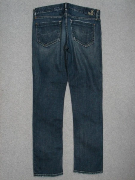 QD05439 **SIGNO DORADO** JEANS MUJER FRONTERA PIERNA RECTA TOBILLO talla 27 AZUL OSCURO Foto 2 de 4