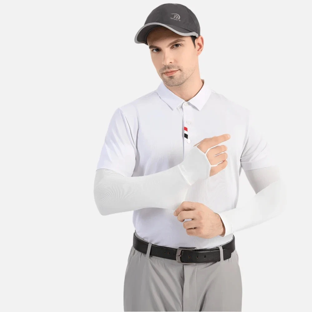 UV Cooling Arm Sleeves Antibacterial Golf Sun Protection UPF50+ Sports Cycling
Opens in a new window