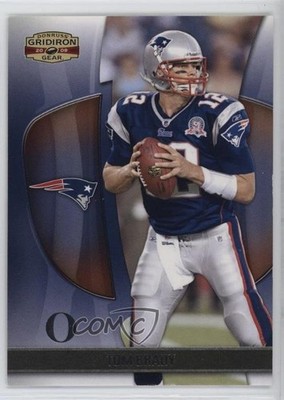 2009 Donruss Gridiron Gear Silver O's 82/250 Tom Brady #91 00d2