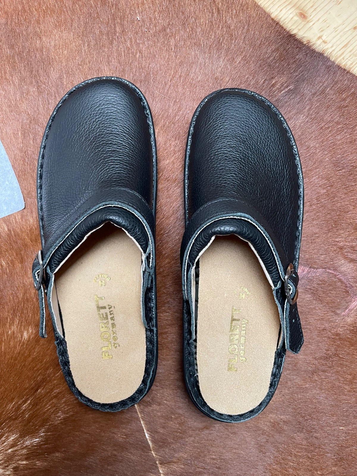 APL Zoccolo unisex Helsingborg zoccolo professionale e quotidiano nero floreale taglia 39