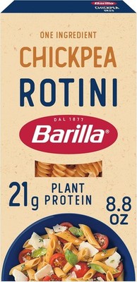 Chickpea Rotini Pasta, 8.8 oz - Vegan, Gluten Free, Non GMO & Kosher - Made with