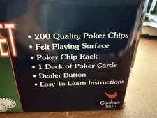 Texas hold’em Poker Set  used