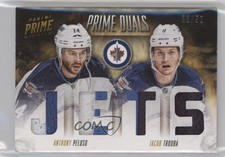 2013-14 Panini Prime Duals 33/50 Anthony Peluso Jacob Trouba #D-PT 0i5j