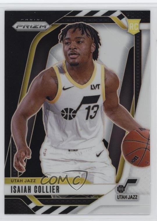 2024-25 Panini Prizm Black & White Prizm Isaiah Collier #227 10h2