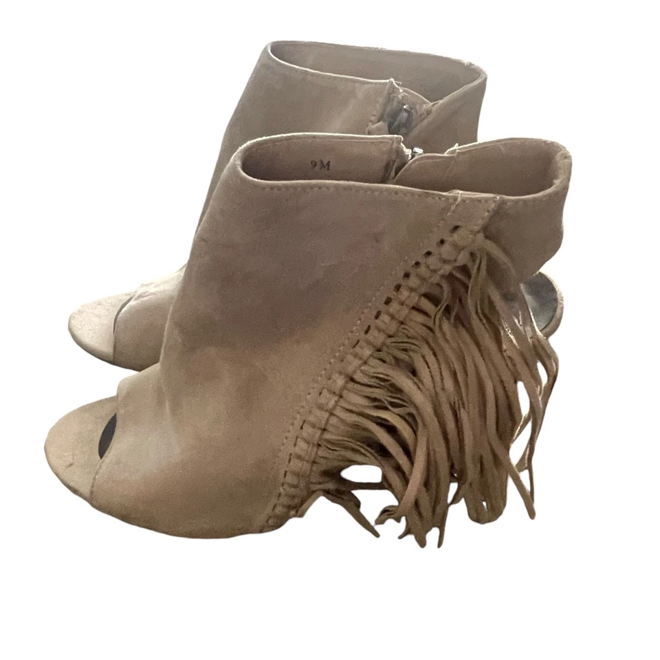 Botas vaqueras de 4,5 con flecos de cuero nude talla 9 de Cato para mujer Foto 4 de 4