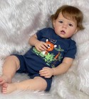 Reborn Toddler Dolls Boy Liam 20 Inch Full Body Vinyl Baby Boy Handmade Real